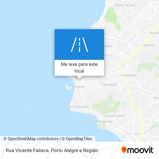 Rua Vicente Failace mapa