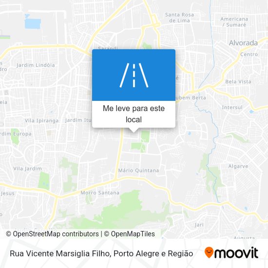 Rua Vicente Marsiglia Filho mapa