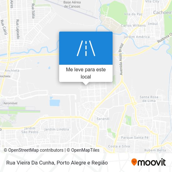 Rua Vieira Da Cunha mapa