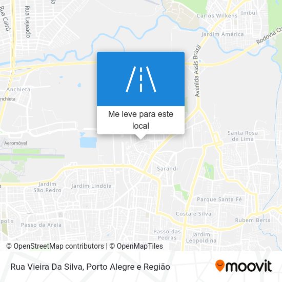 Rua Vieira Da Silva mapa
