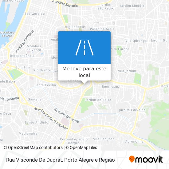 Rua Visconde De Duprat mapa