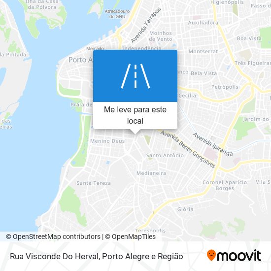 Rua Visconde Do Herval mapa