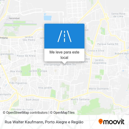 Rua Walter Kaufmann mapa