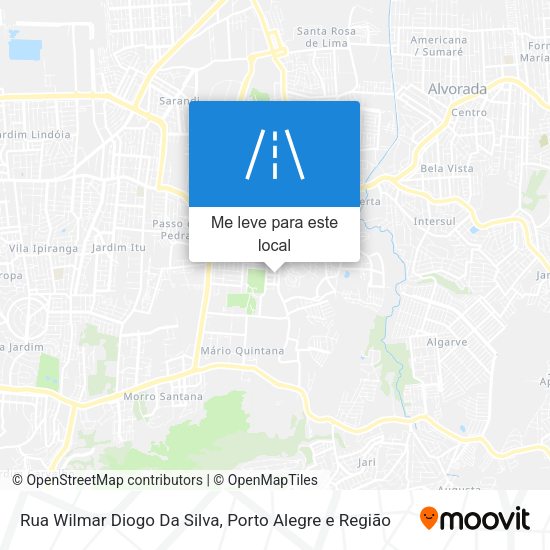 Rua Wilmar Diogo Da Silva mapa