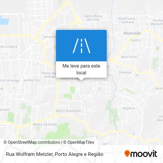 Rua Wolfram Metzler mapa
