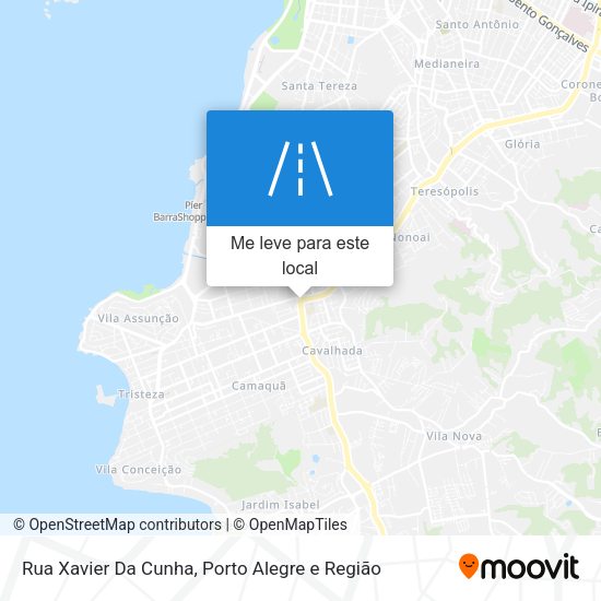 Rua Xavier Da Cunha mapa