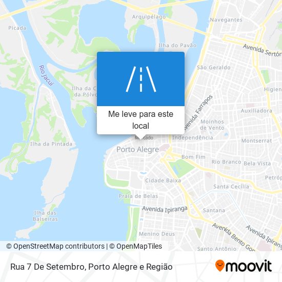 Rua 7 De Setembro mapa