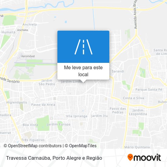 Travessa Carnaúba mapa