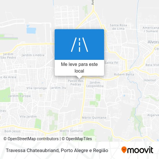 Travessa Chateaubriand mapa