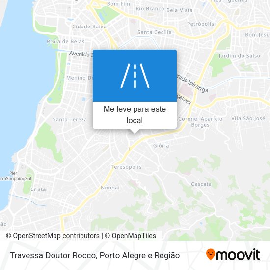Travessa Doutor Rocco mapa