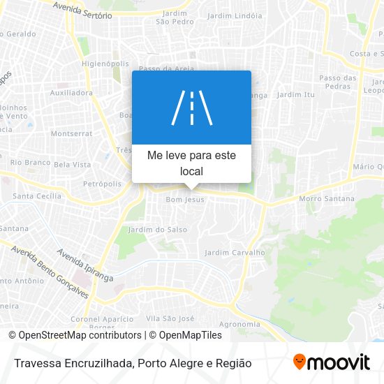 Travessa Encruzilhada mapa