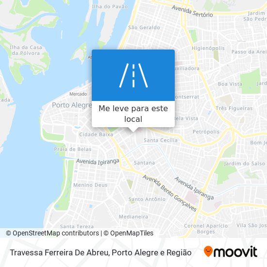 Travessa Ferreira De Abreu mapa