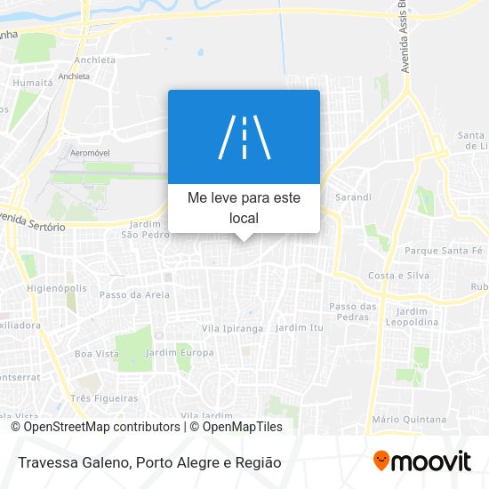 Travessa Galeno mapa