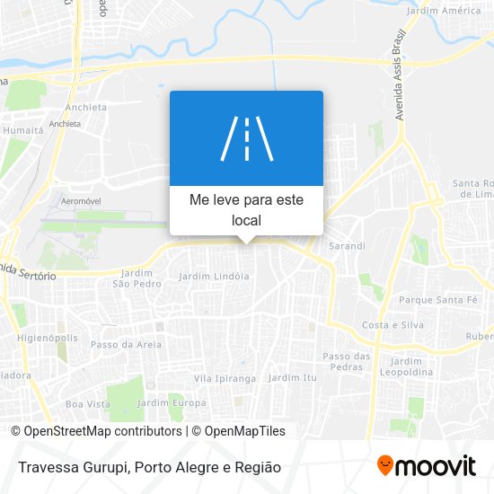 Travessa Gurupi mapa