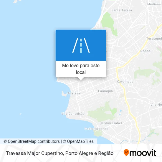 Travessa Major Cupertino mapa