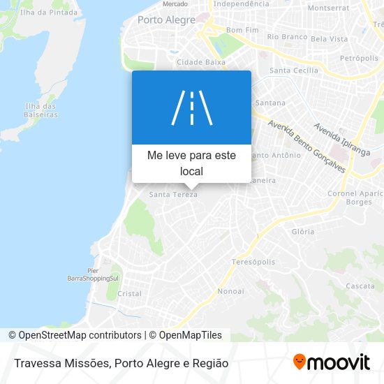 Travessa Missões mapa