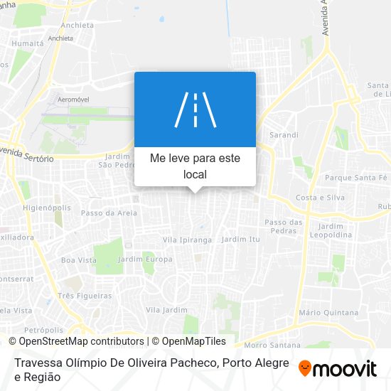 Travessa Olímpio De Oliveira Pacheco mapa