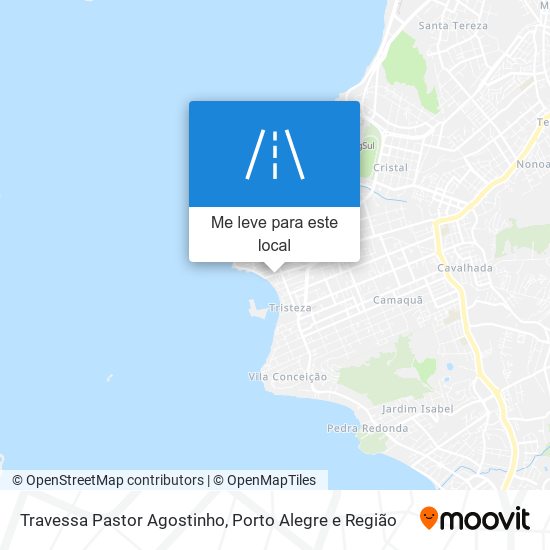 Travessa Pastor Agostinho mapa