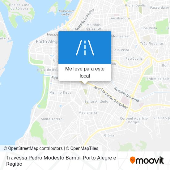 Travessa Pedro Modesto Bampi mapa