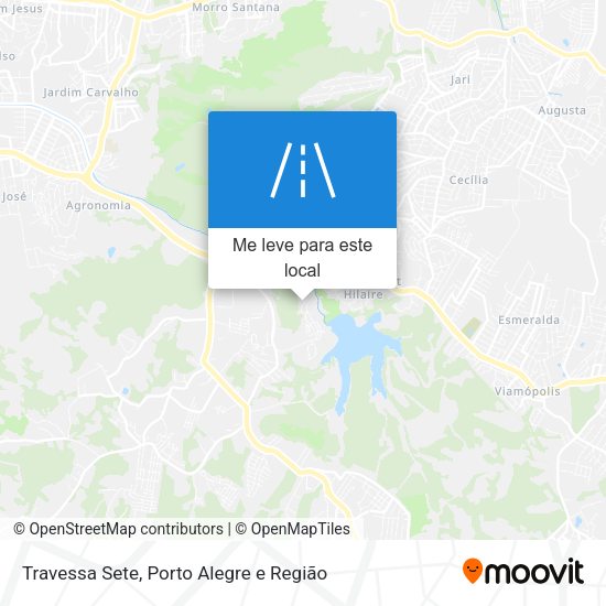 Travessa Sete mapa