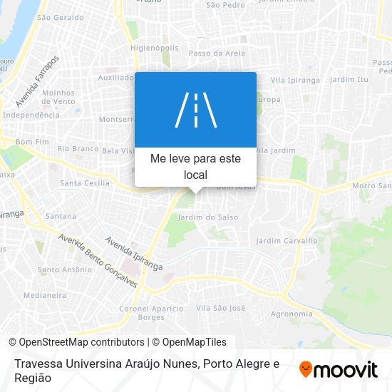 Travessa Universina Araújo Nunes mapa