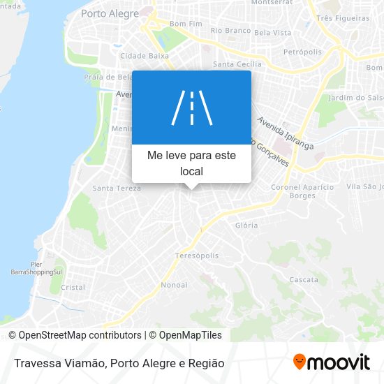 Travessa Viamão mapa