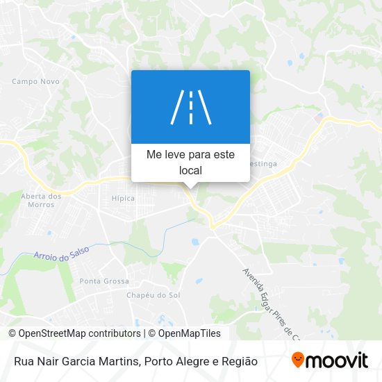Rua Nair Garcia Martins mapa