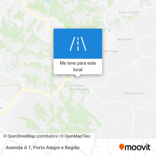 Avenida A 1 mapa