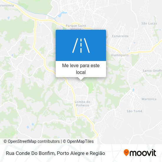 Rua Conde Do Bonfim mapa