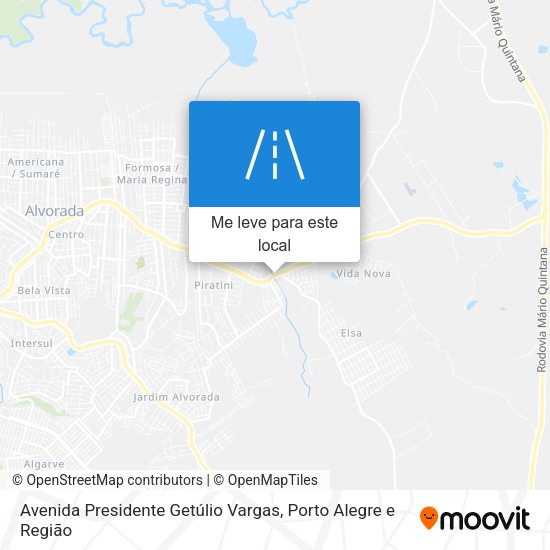 Avenida Presidente Getúlio Vargas mapa