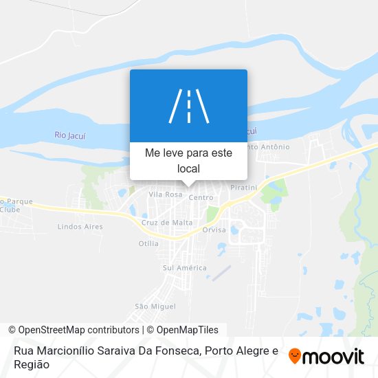Rua Marcionílio Saraiva Da Fonseca mapa