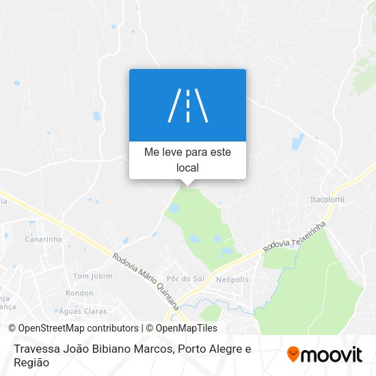 Travessa João Bibiano Marcos mapa