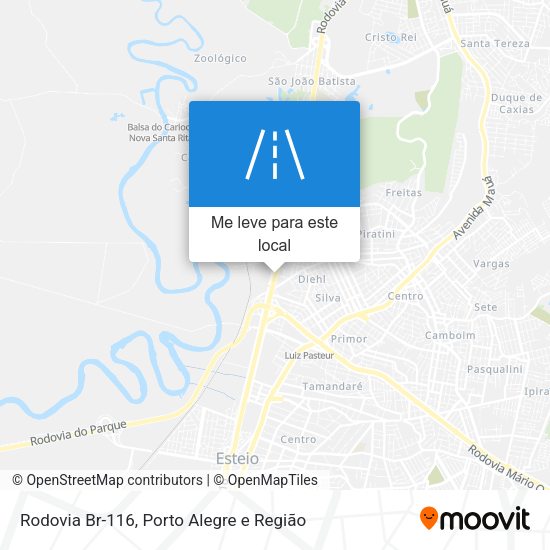 Rodovia Br-116 mapa