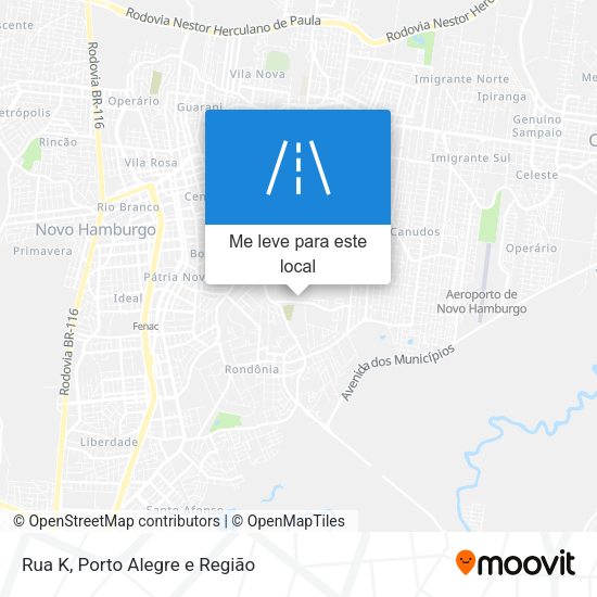 Rua K mapa