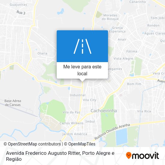 Avenida Frederico Augusto Ritter mapa