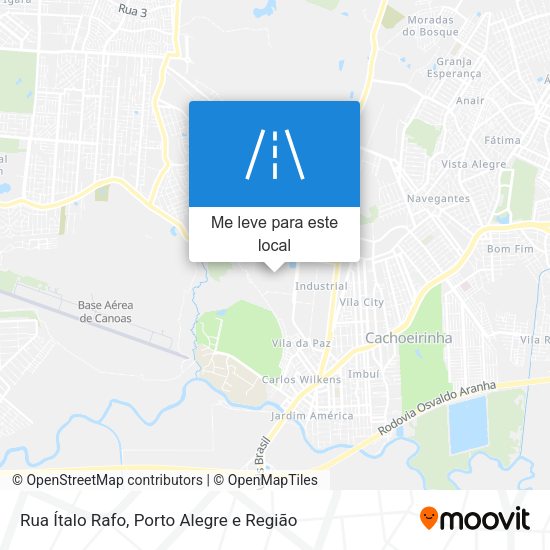 Rua Ítalo Rafo mapa