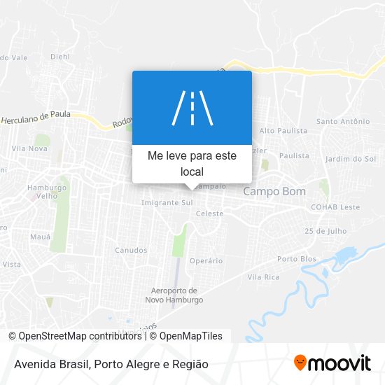 Avenida Brasil mapa