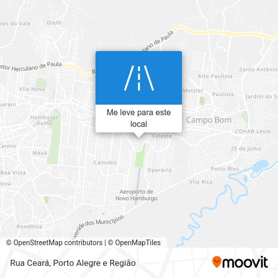 Rua Ceará mapa