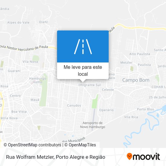 Rua Wolfram Metzler mapa
