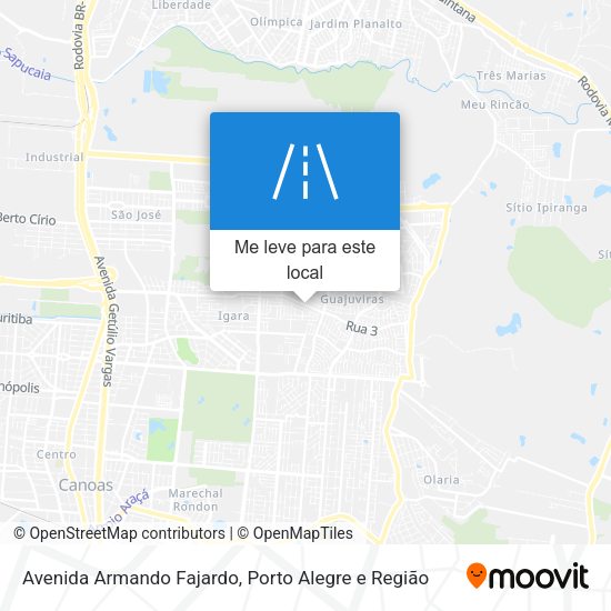 Avenida Armando Fajardo mapa