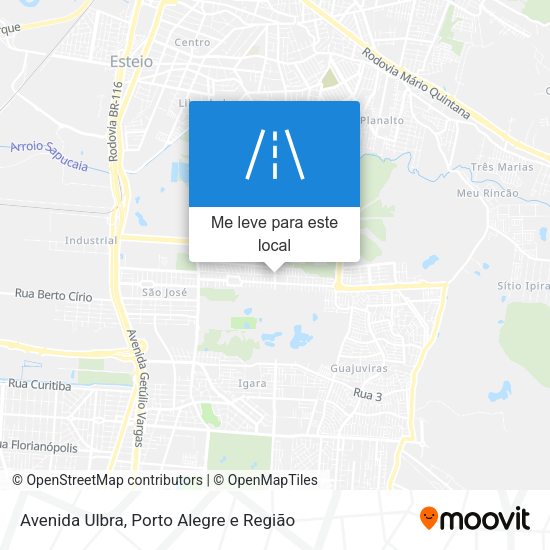 Avenida Ulbra mapa