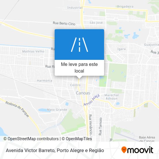 Avenida Victor Barreto mapa