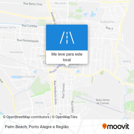 Palm Beach mapa