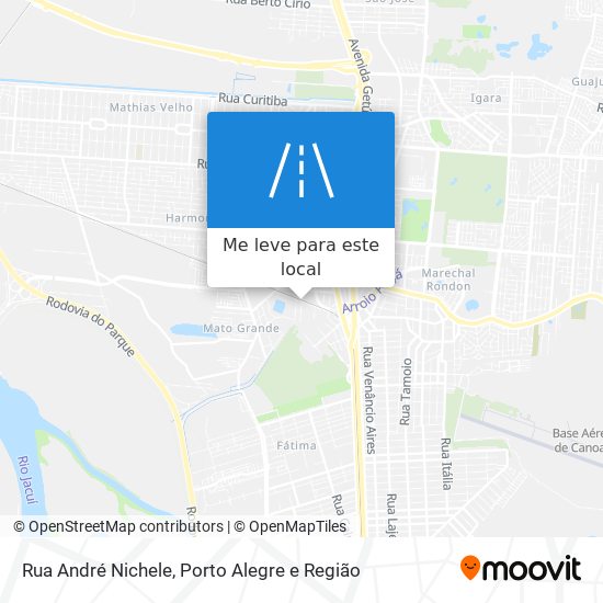 Rua André Nichele mapa