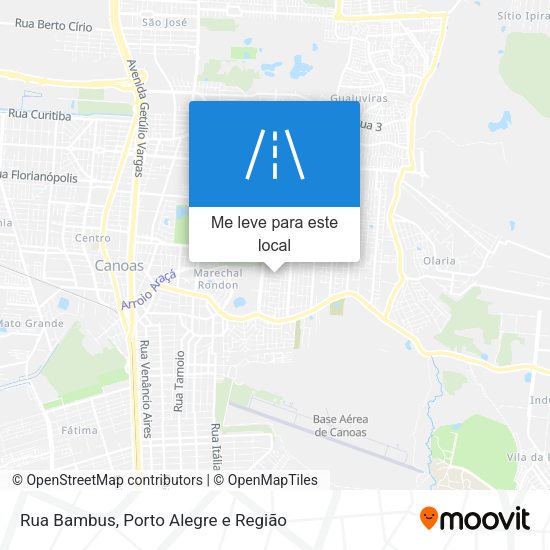 Rua Bambus mapa