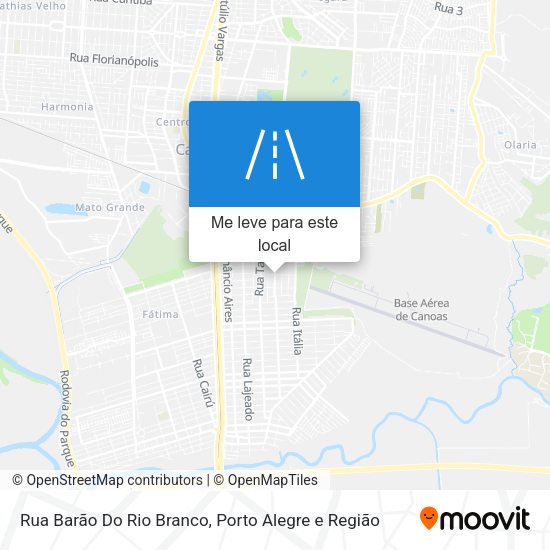 Rua Barão Do Rio Branco mapa