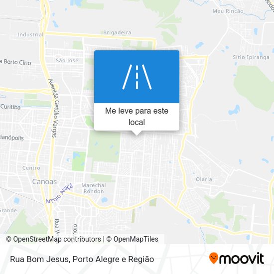 Rua Bom Jesus mapa