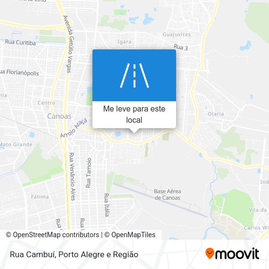 Rua Cambuí mapa