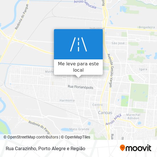 Rua Carazinho mapa