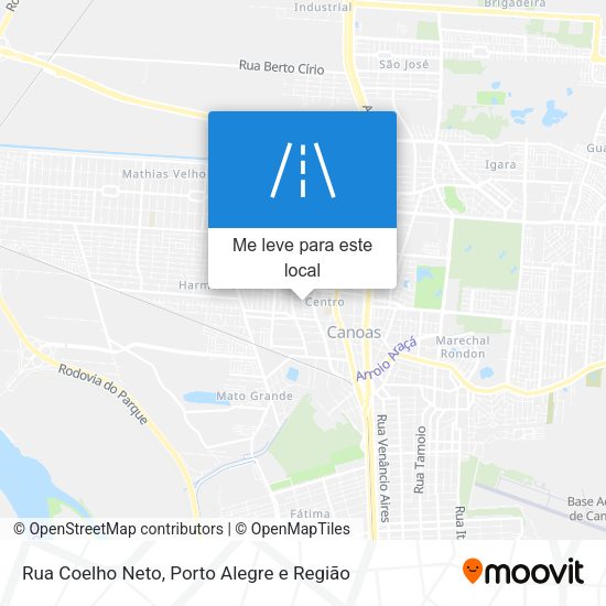 Rua Coelho Neto mapa